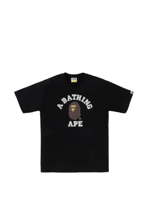 A BATHING APE® Ape Head glitter T-shirt