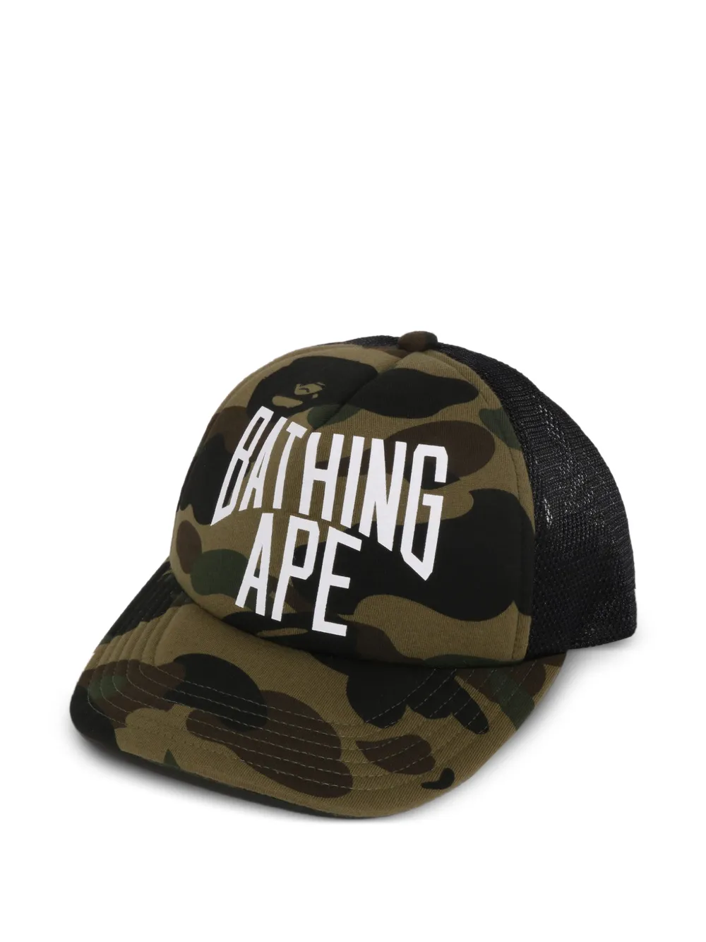 A BATHING APE 1st Camo honkbalpet Groen