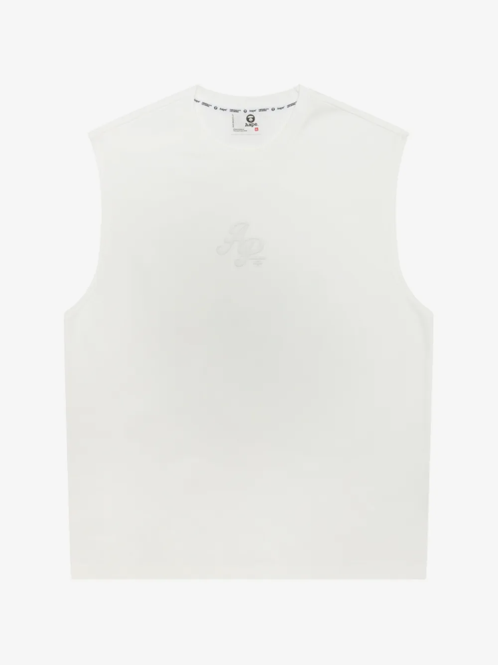 AAPE BY *A BATHING APE® logo-embroidered tank top | White | Image 1