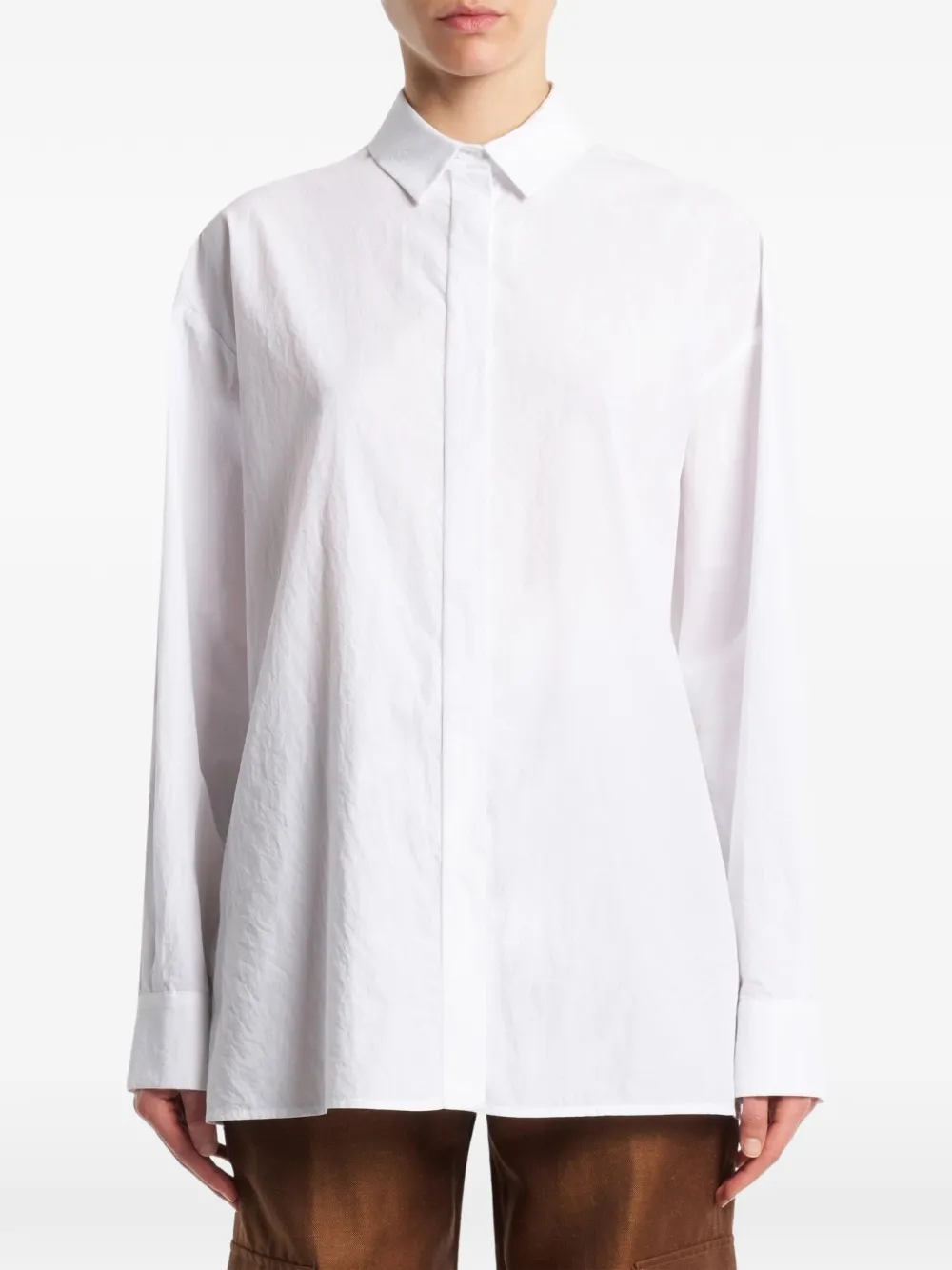 PT Torino Gaia blouse met verborgen sluiting Wit