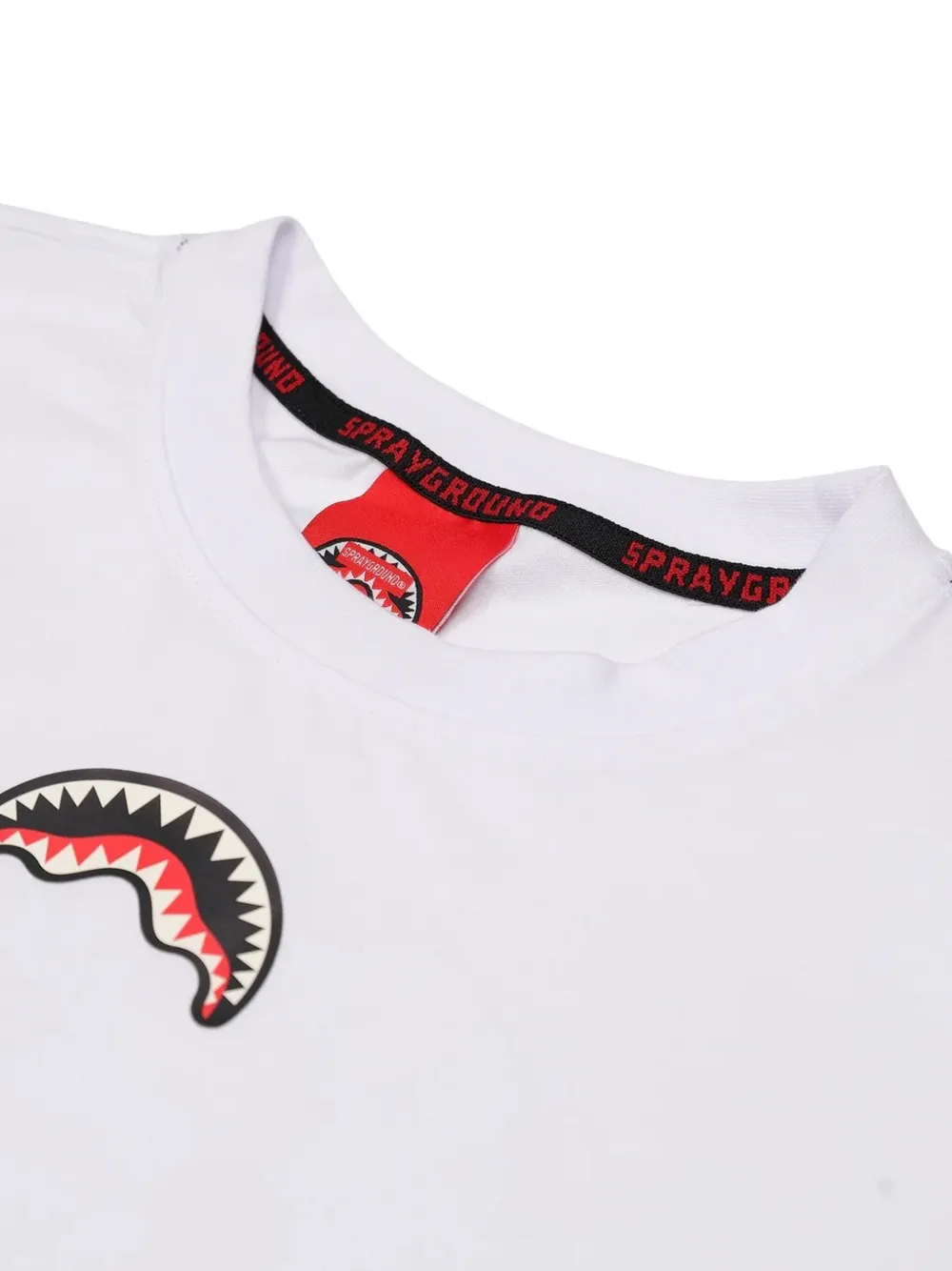 Sprayground graphic-print T-shirt Wit