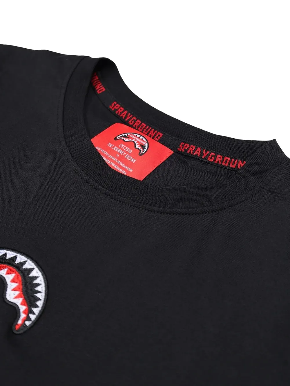 Sprayground Be a Shark T-shirt Zwart