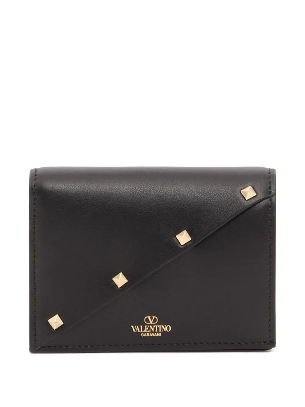 Valentino Garavani Kleines Rockstud Wispy Portemonnaie - Schwarz
