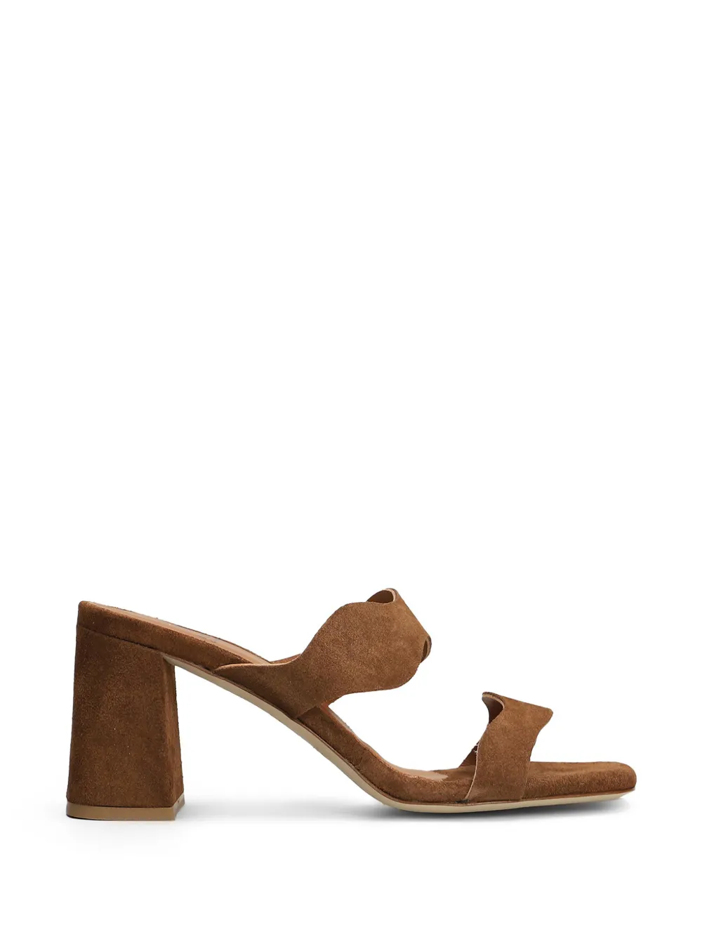 L Arianna suede double-strap mules