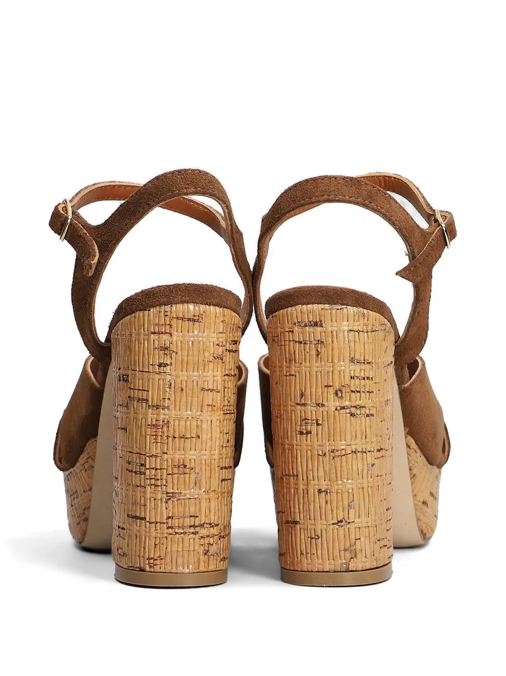 L Arianna crossover-strap platform sandals Bruin