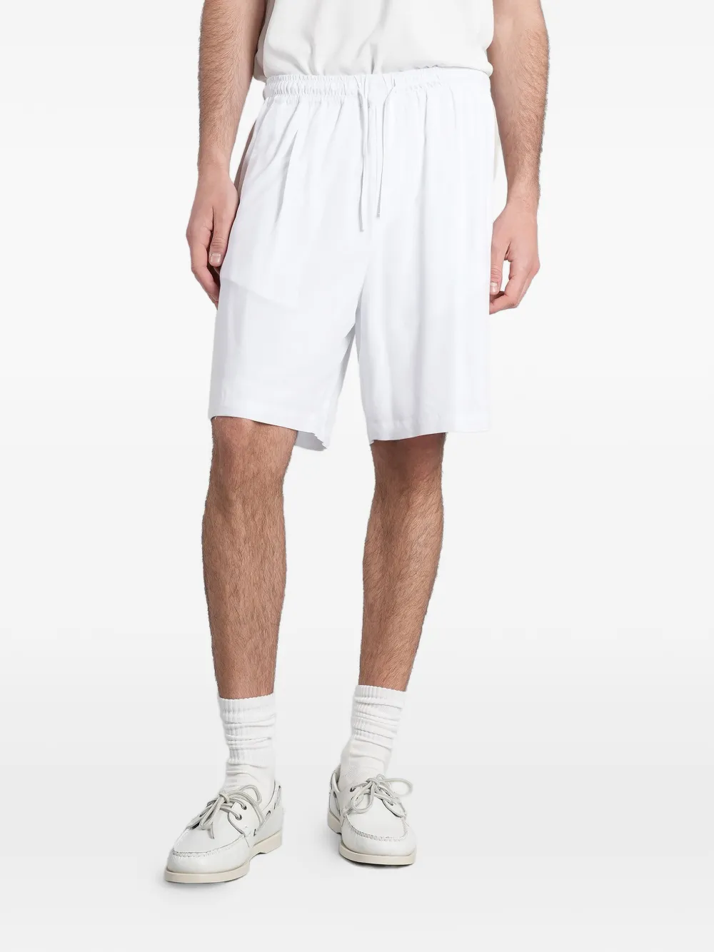 Low Brand Tokyo drawstring-waistband shorts - Bianco