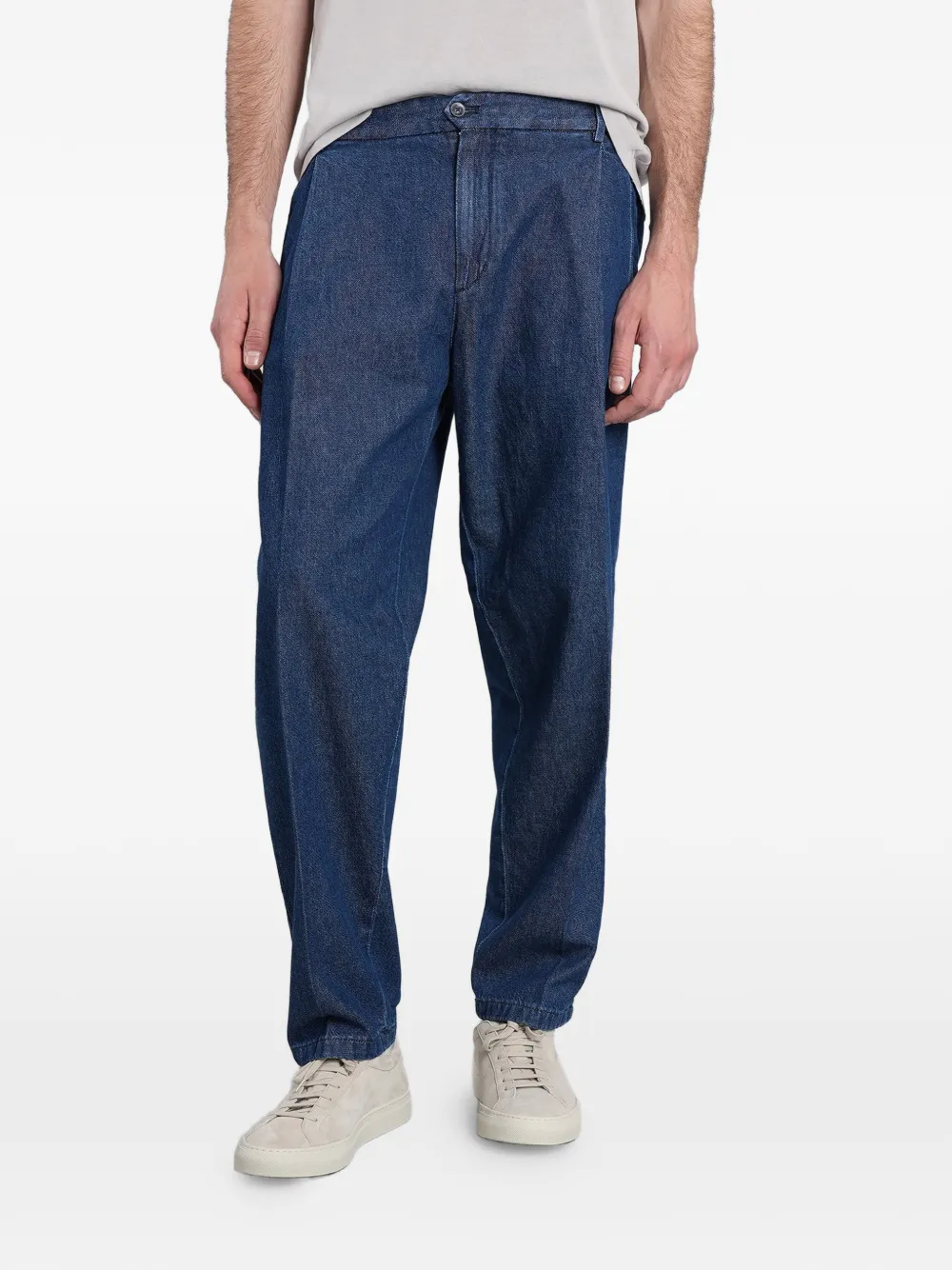 Briglia 1949 pleated-detail jeans - Blau