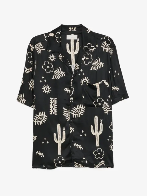 A Paper Kid graphic-print short-sleeve shirt