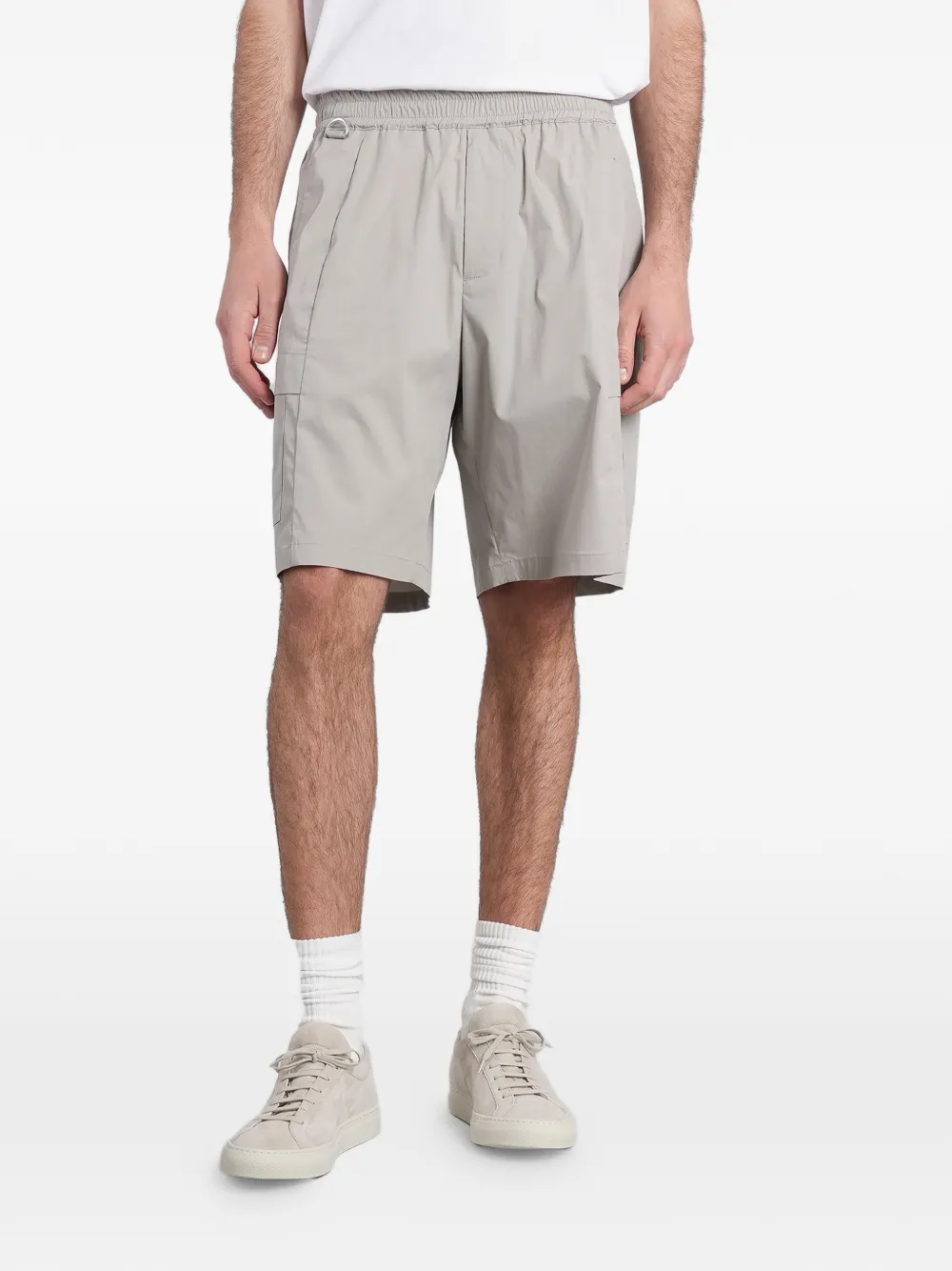 STATE OF ORDER elastic waistband shorts - Grigio