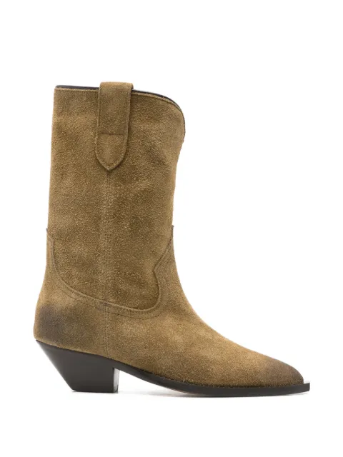 Via Roma 15 bottines d'inspiration western à effet usé