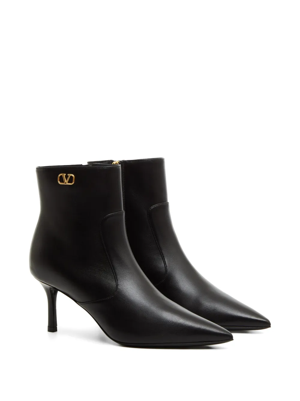 Valentino Garavani VLogo Signature enkellaarzen 70 mm Zwart