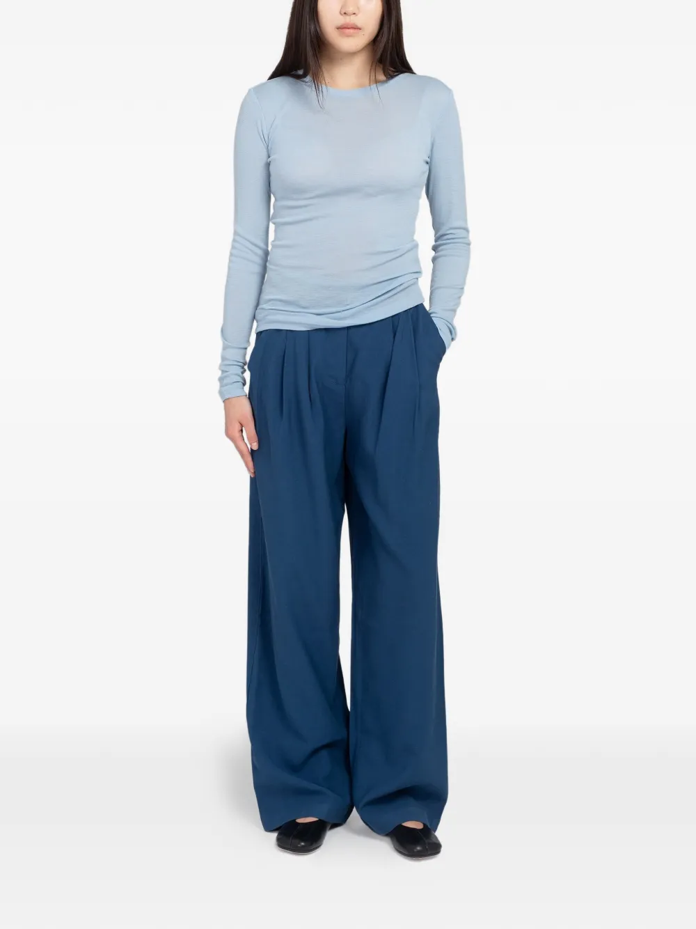  Minimum Pantalones Anchos Lunay - Azul 