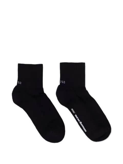 SOCKSSS Moonless logo-embroidered socks