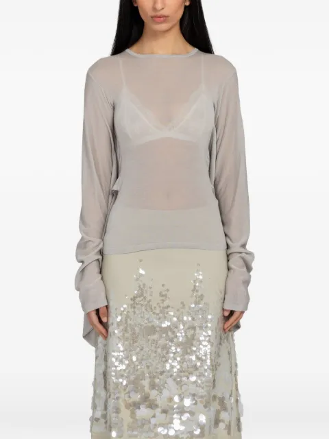 Paloma Wool Suga draped-panel blouse