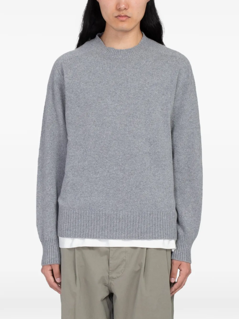 Margaret Howell seamless cashmere sweater | Grey | Image 1