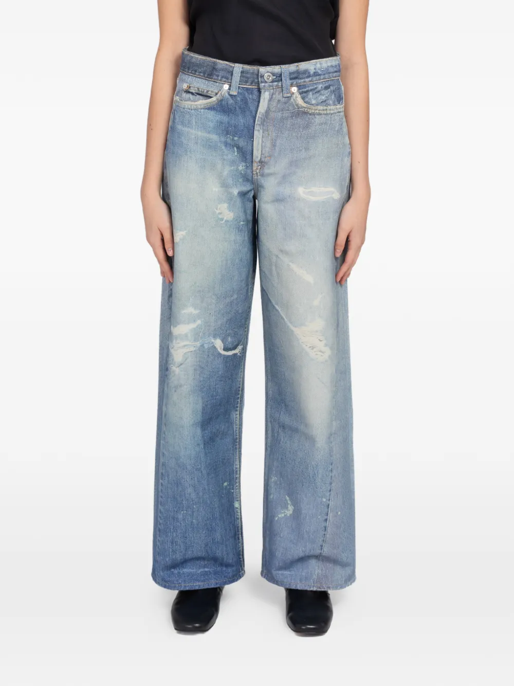 OUR LEGACY Full Cut belt-loop jeans - Blu