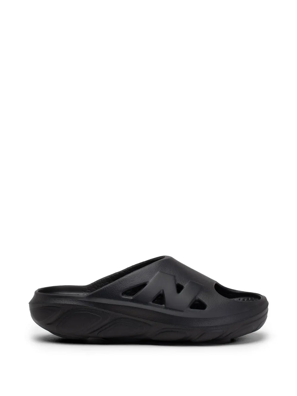 New Balance RCVRY cut-out slides - Schwarz