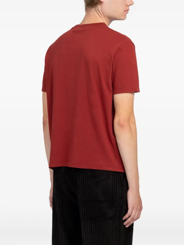 OUR LEGACY Box crew-neck T-shirt | Red | FARFETCH
