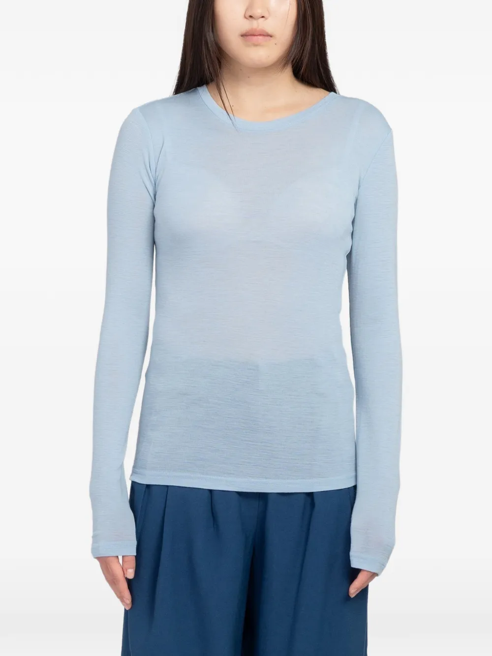 MINIMUM Natashas long-sleeved jumper - Blu