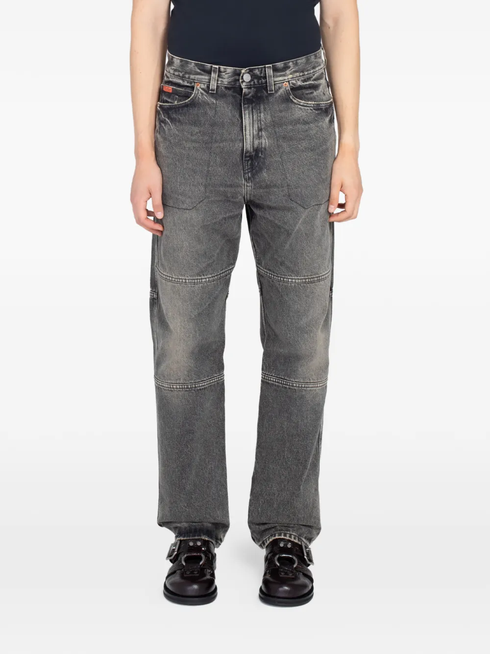 Martine Rose panelled jeans - Grey