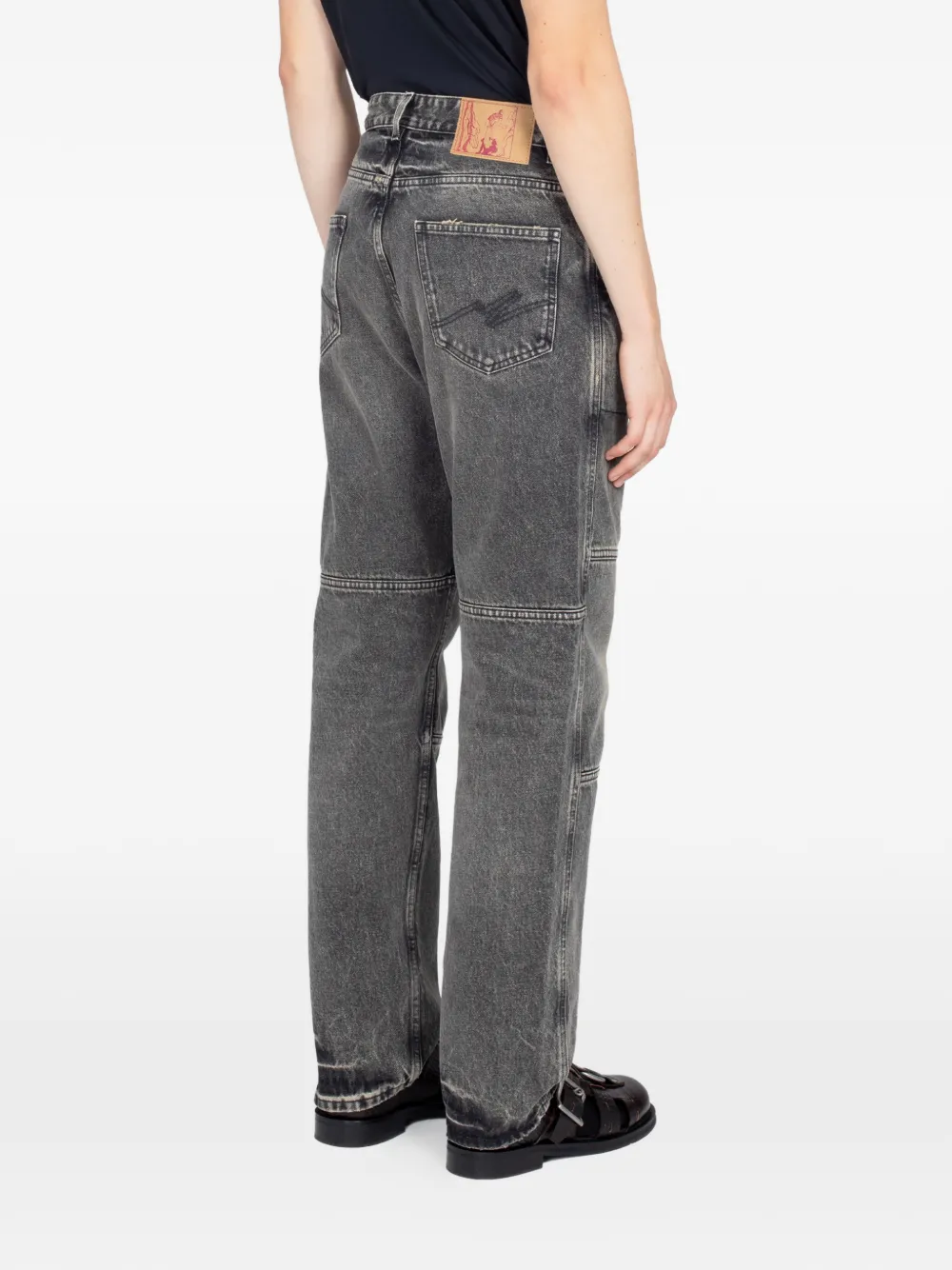 Martine Rose Jeans met vlakken Grijs
