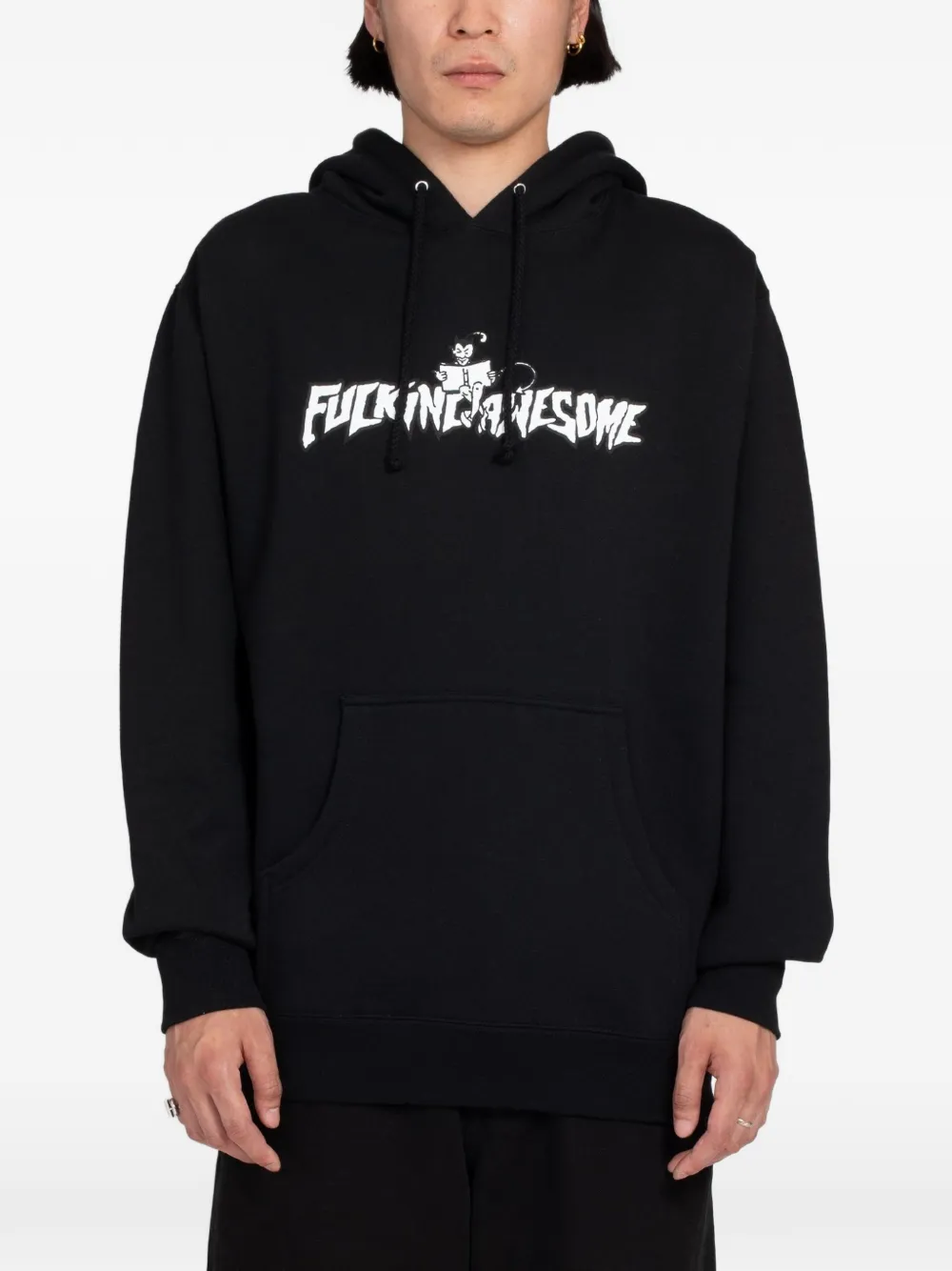 Fucking Awesome Sam Hil long-sleeve hoodie - Nero