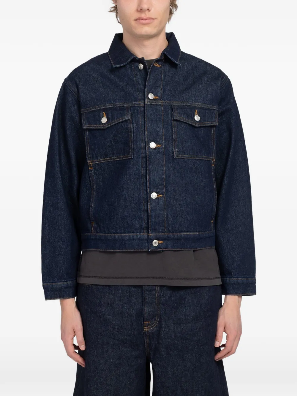 Stüssy blue denim jacket