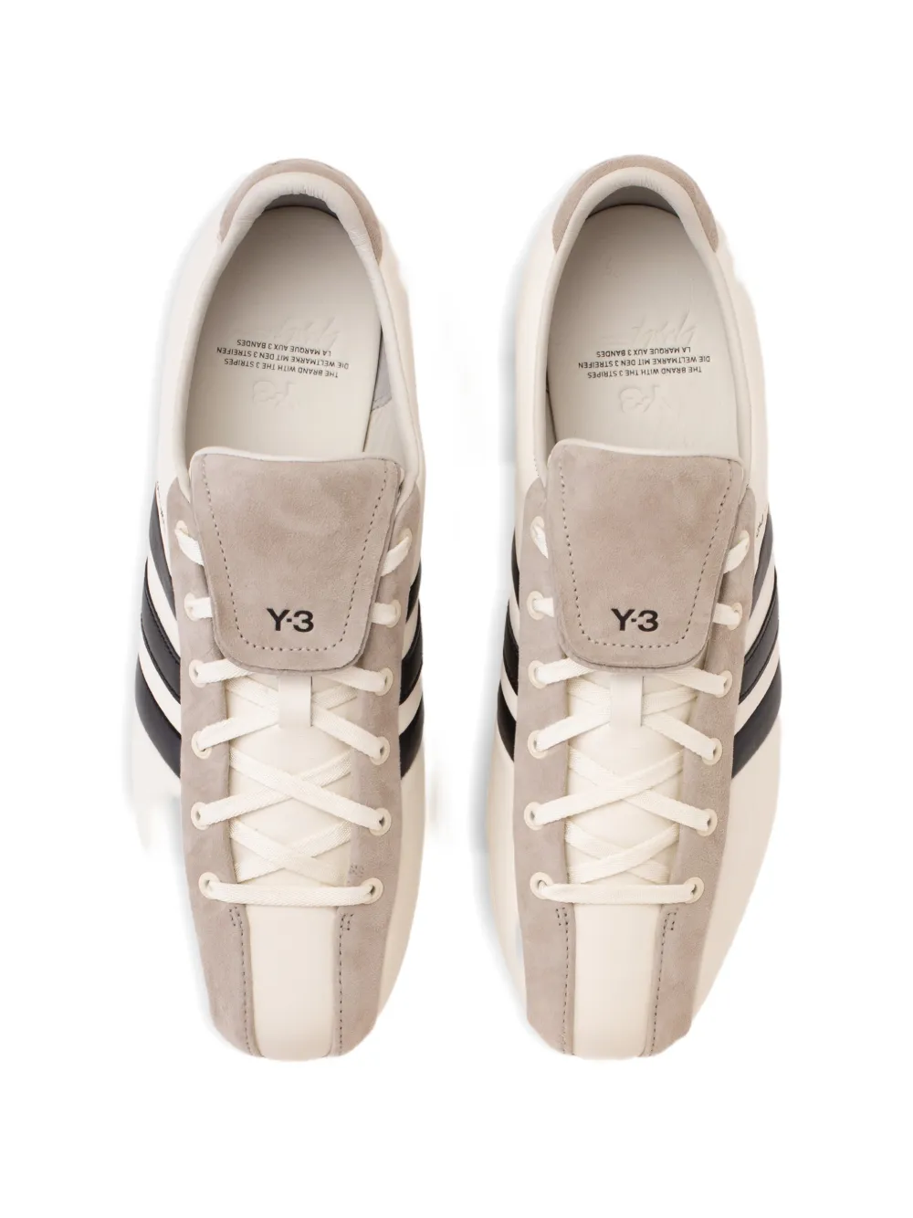 adidas Y-3 Field lace-up sneakers Beige