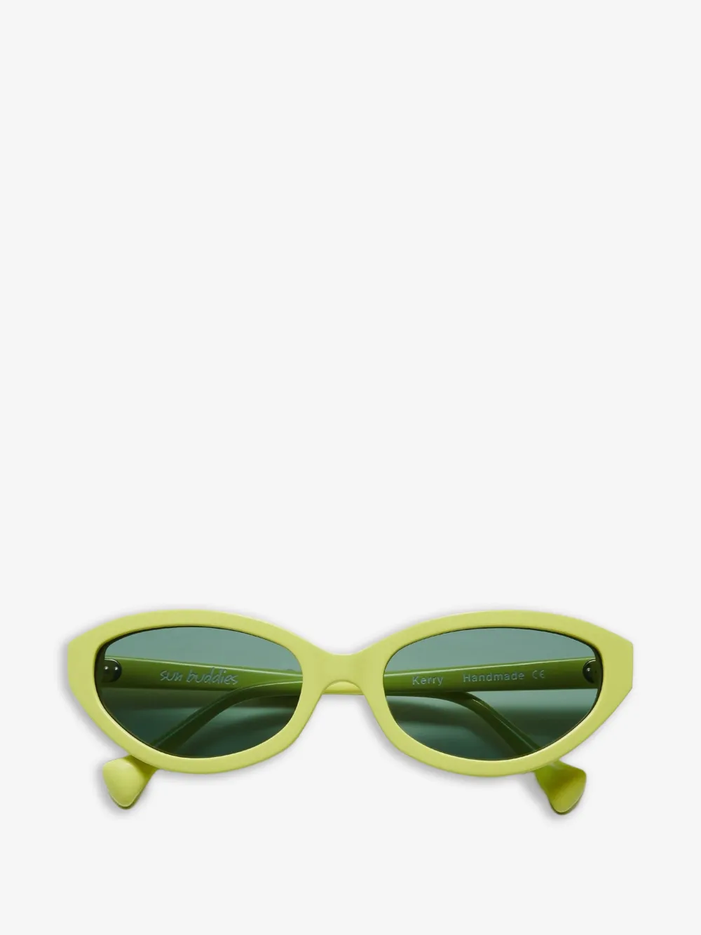 Sun Buddies Kerry cat-eye frame sunglasses | Green | Image 1