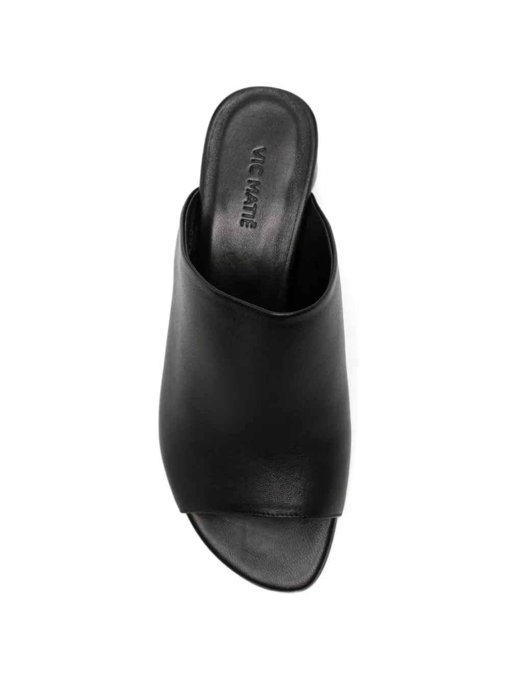 Vic Matie Baron leather sandals Zwart