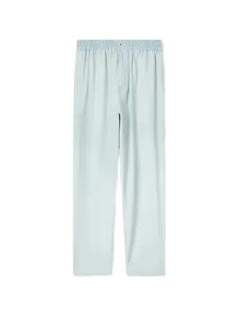 Kenzo bleached chambray track-pants