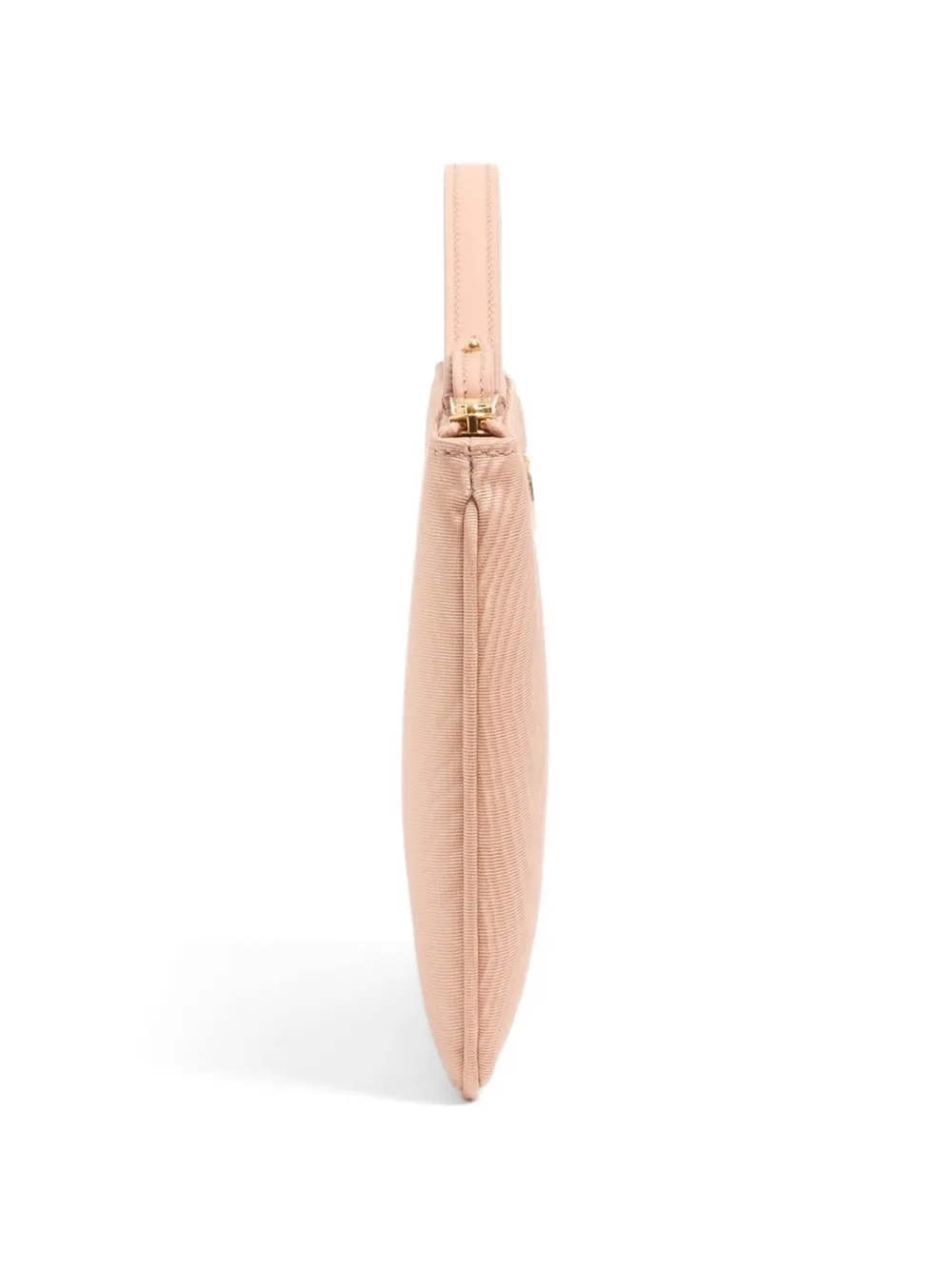 Valentino Garavani VLogo Signature clutch van moiré stof met logo Roze