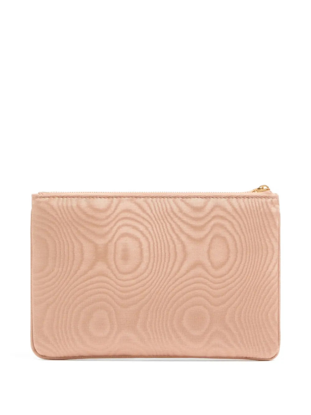 Valentino Garavani VLogo Signature clutch van moiré stof met logo Roze