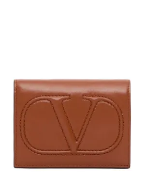 Valentino Garavani Vロゴ 財布 S | レッド | FARFETCH JP