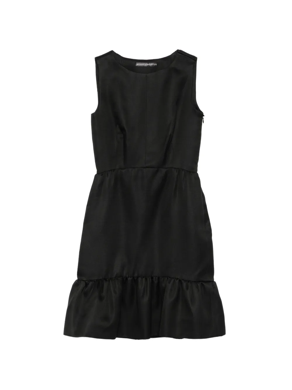 Balenciaga Pre-Owned Tiered Hem Sleeveless Dress - Nero
