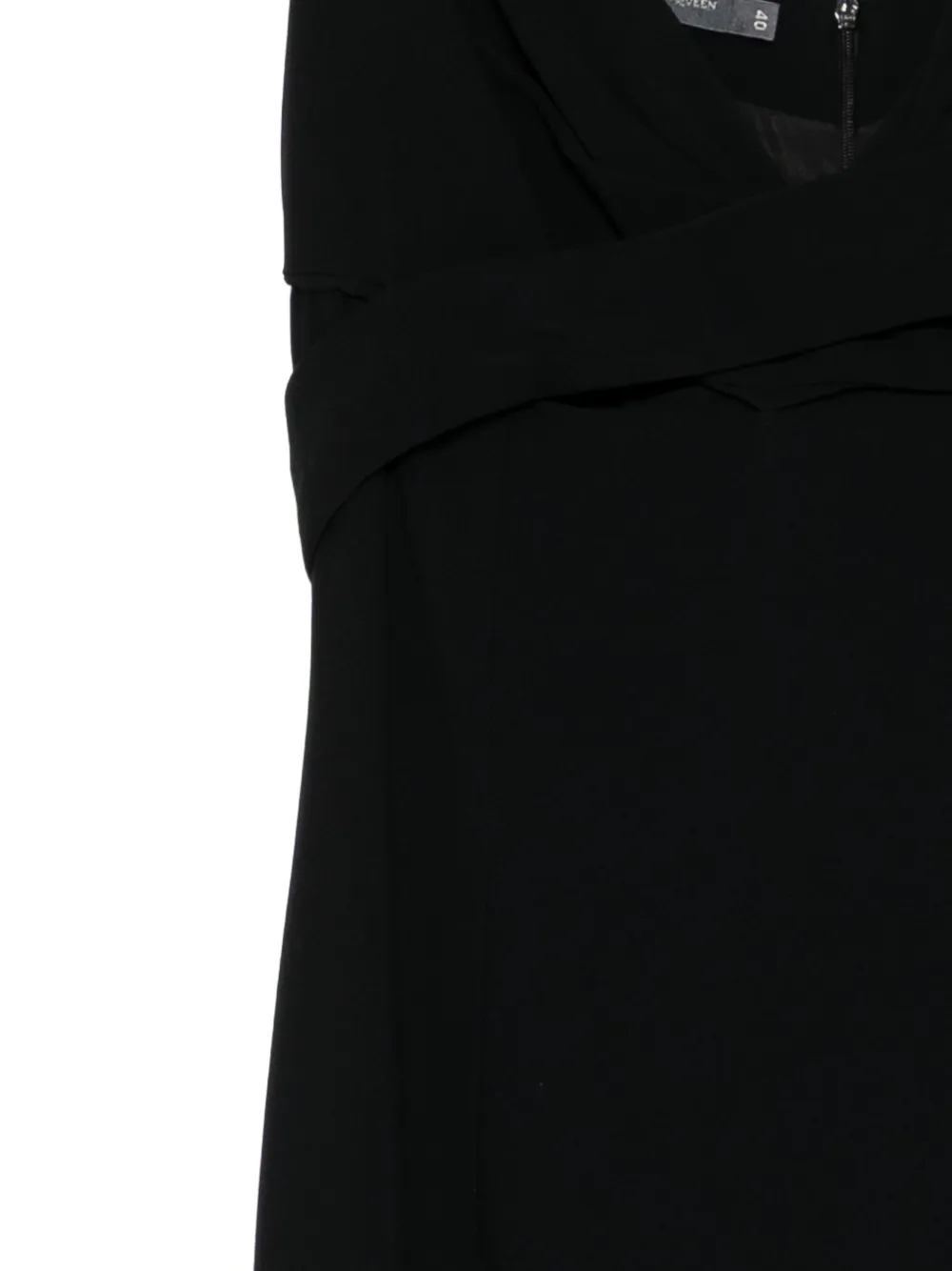 Alexander McQueen Pre-Owned Jurk met diepe V-hals Zwart