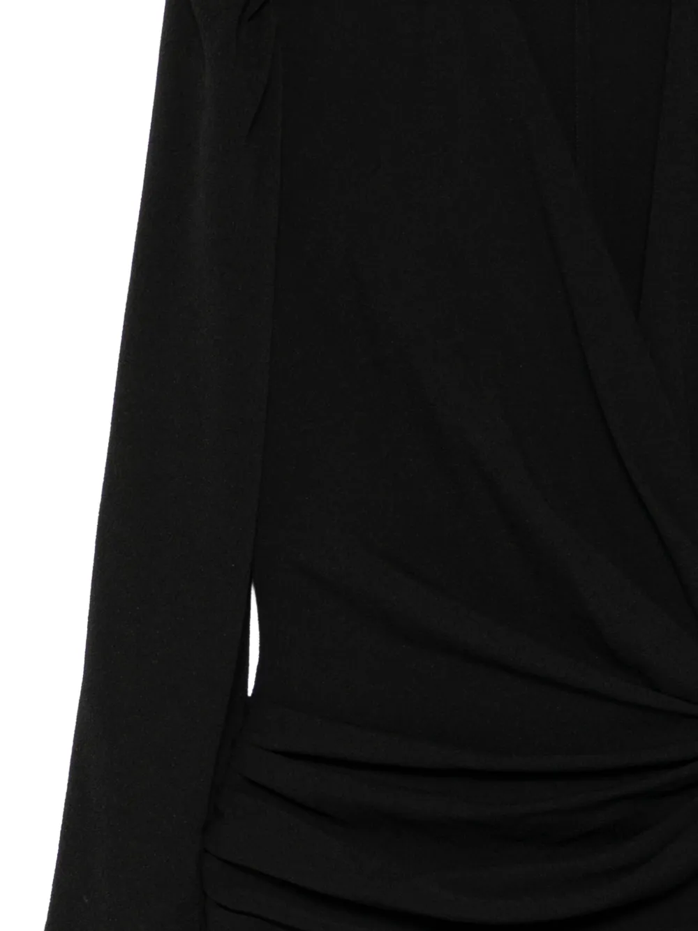 Balenciaga Pre-Owned Asymmetrische gedrapeerde midi-jurk Zwart