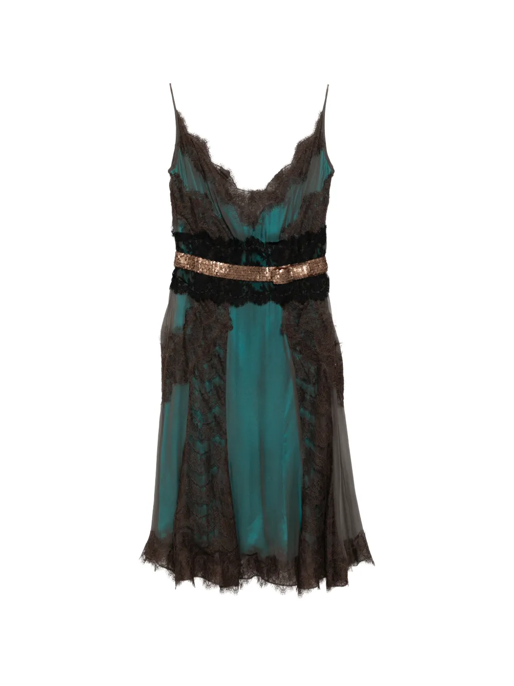 Dolce & Gabbana Pre-Owned sequin-embellished midi dress - Blu