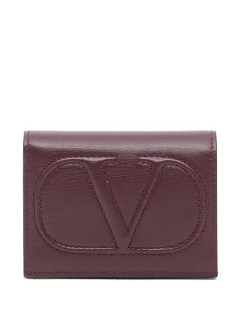 Valentino Garavani small Vlogo wallet in calfskin