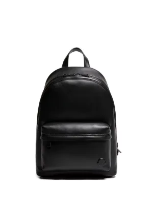 Prada Enamel triangle-logo Backpack | Black | FARFETCH