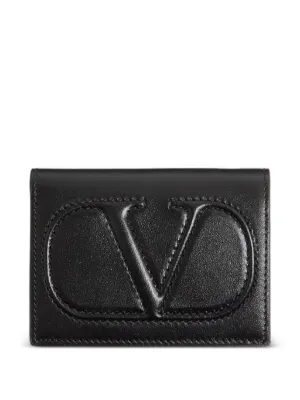 Valentino Garavani Vロゴ 財布 | ブラック | FARFETCH JP