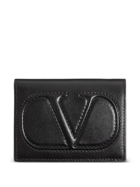Valentino Garavani small Vlogo wallet in calfskin
