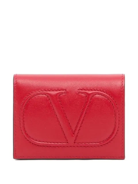 Valentino Garavani small Vlogo wallet in calfskin