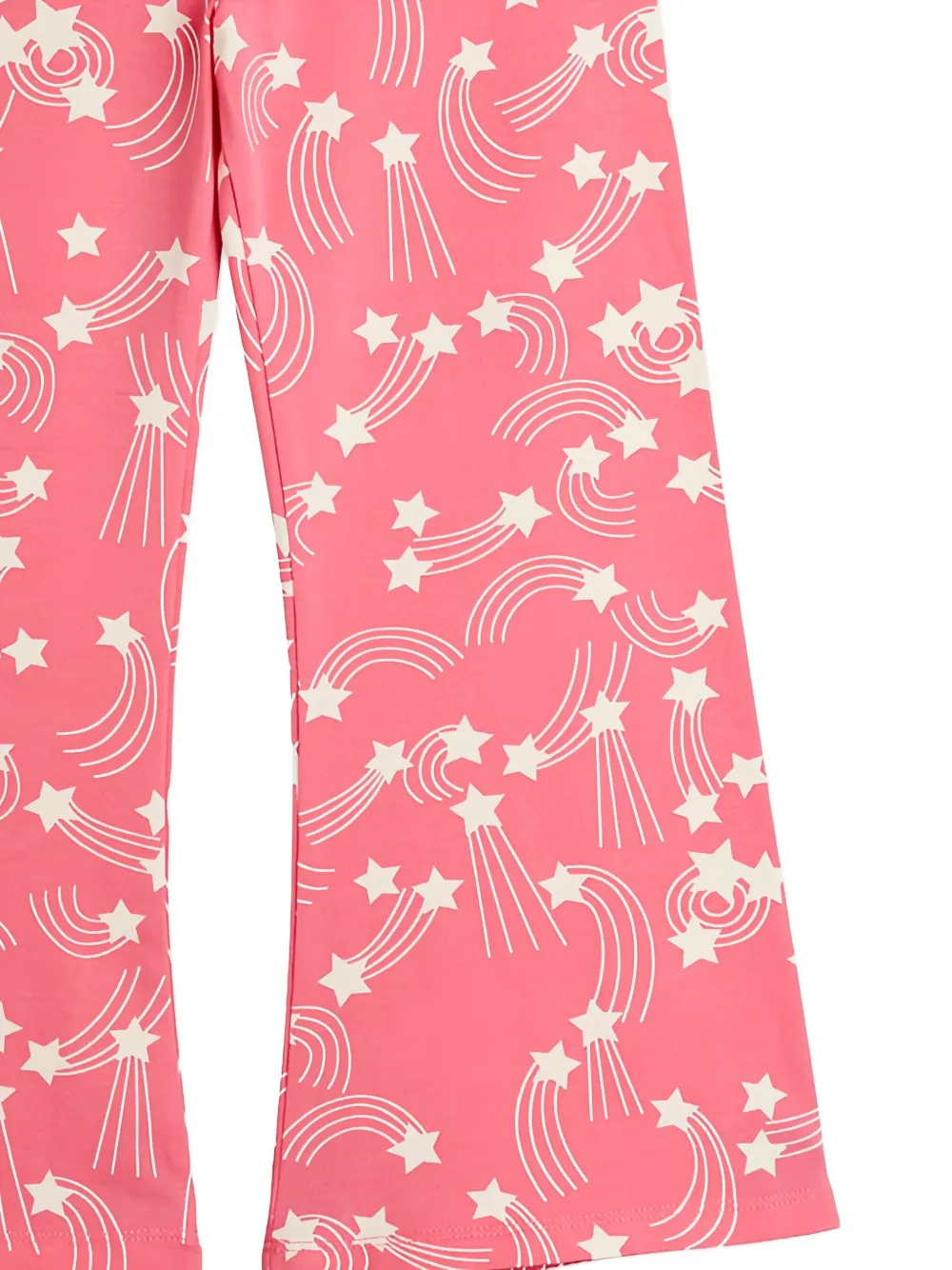 Mini Rodini Flared broek met print Roze