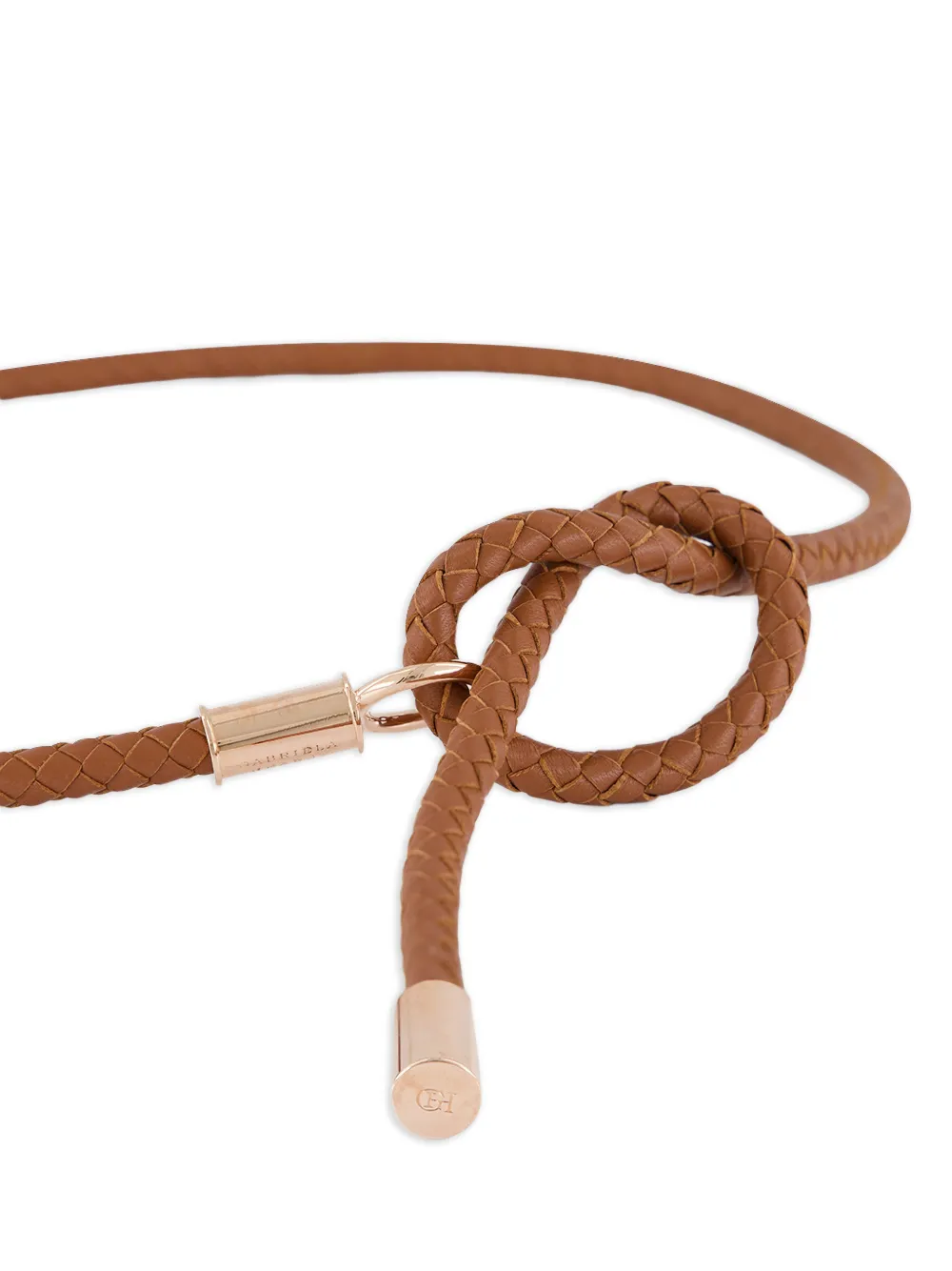 Gabriela Hearst Braided Rope Belt in Brown, view 3