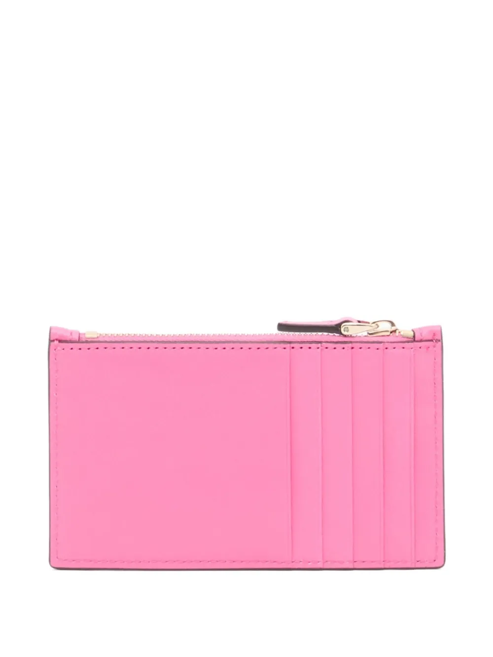 Valentino Garavani VLogo Walk nappa leren pasjeshouder met rits Roze