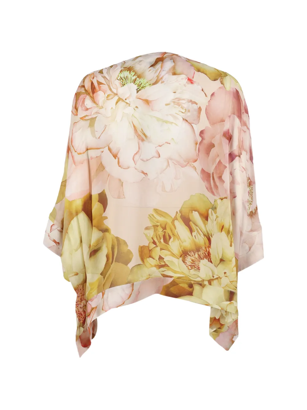  Clips Vestido Con Estampado Floral - Verde 