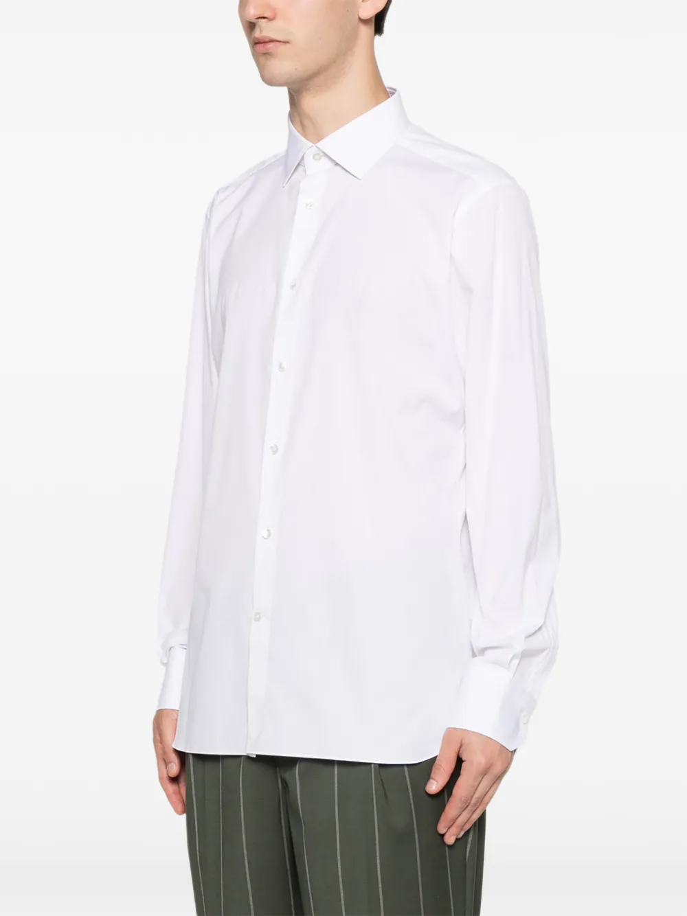 Zegna Overhemd met lange mouwen Wit