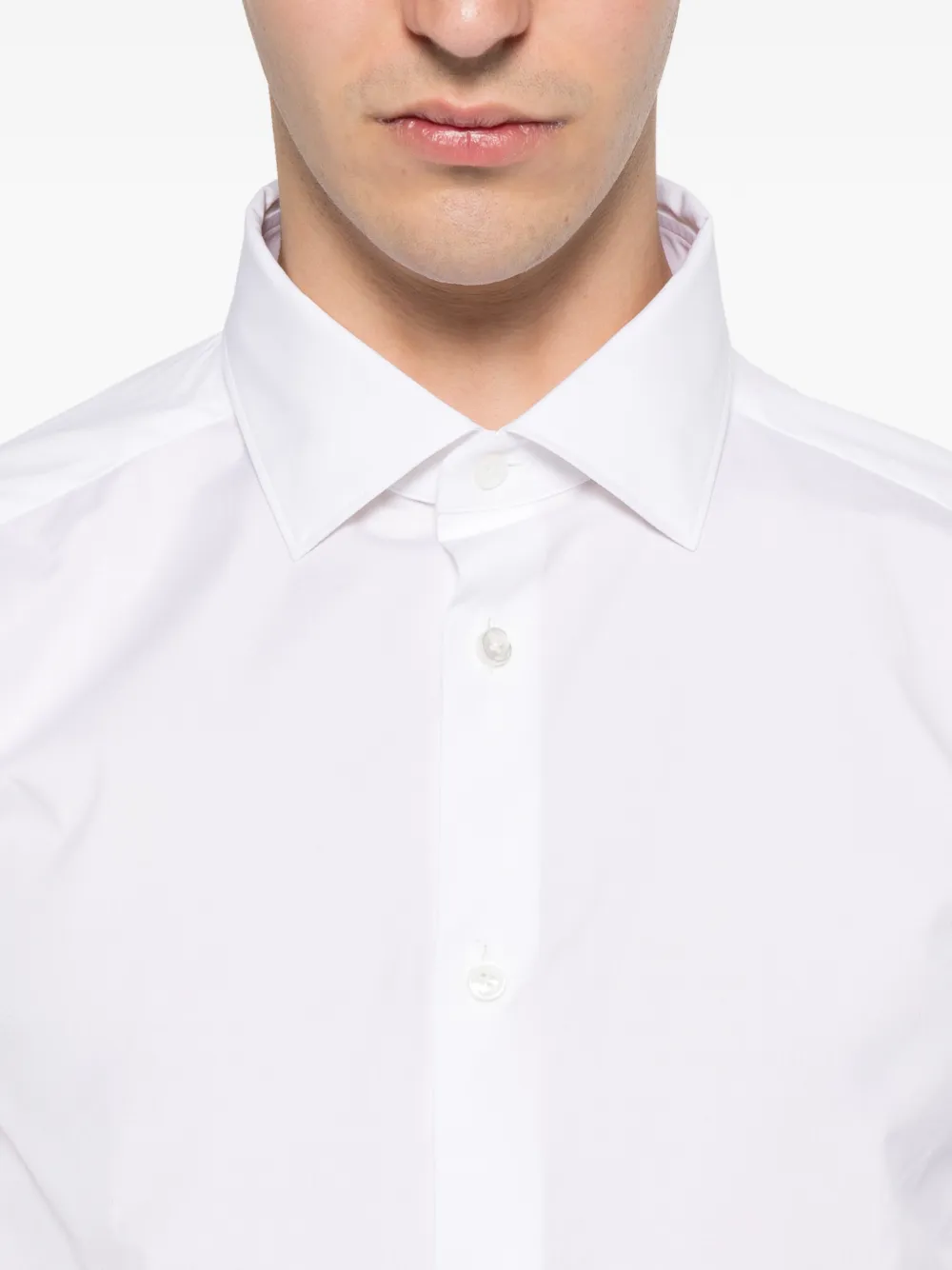 Zegna Overhemd met lange mouwen Wit