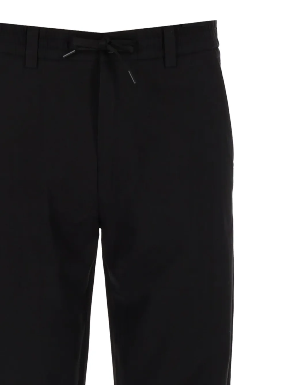 BOSS Broek met trekkoordtaille Zwart